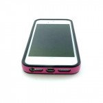 Wholesale iPhone 5 5S 2 in 1 Bumper (Pink-Black)